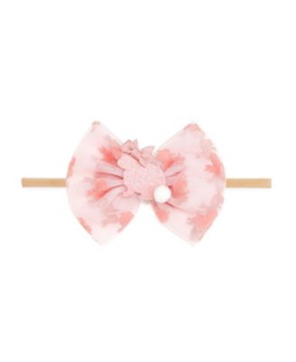 Baby Girls Honey Bunny Easter Tulle Bow Baby Headband