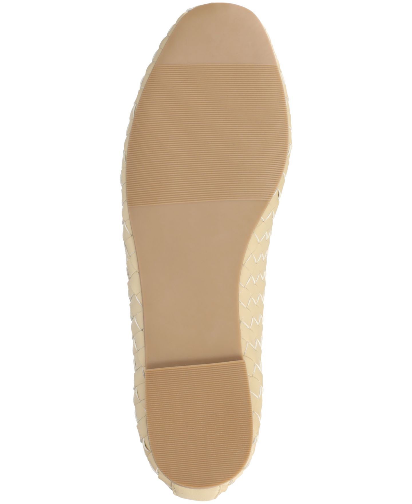 Женские балетки Journee Collection Savannah Woven Ballet Flats, цвет: Бежевый — фото 5