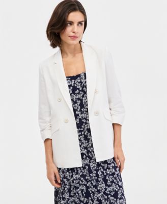 Women's Faux Double-Breasted Jacket