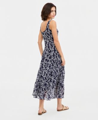 Women's Printed Tiered Maxi Dress