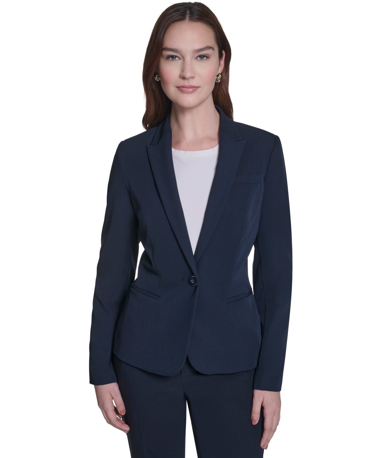 Женские Tommy Hilfiger Women’s One-Button Blazer — фото 2