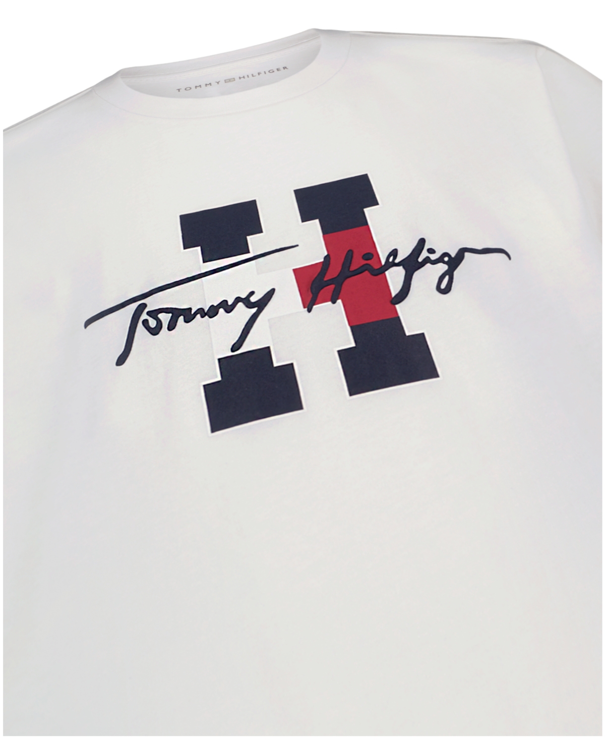 Tommy Hilfiger Boys' 8-20 Script H Crewneck T-Shirt