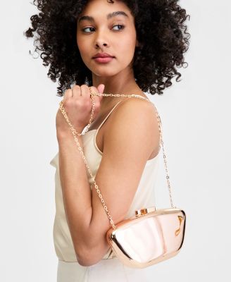 Minaudiere Metallic Small Clutch Handbag