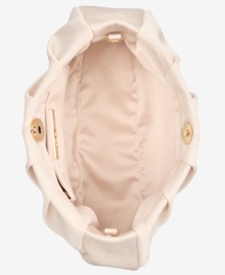 Imitation Pearl Top Handle Satchel Bag