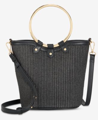 Straw Bucket Bag