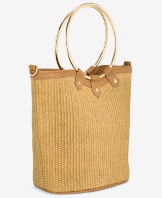 Straw Bucket Bag