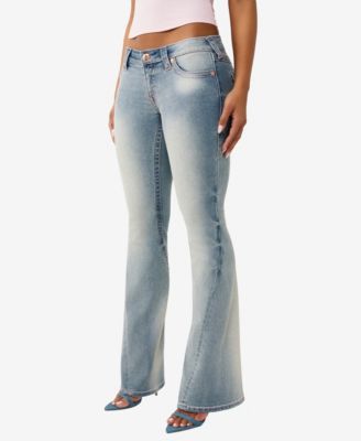 Women's Joey Low Rise Flare Flap Jeans