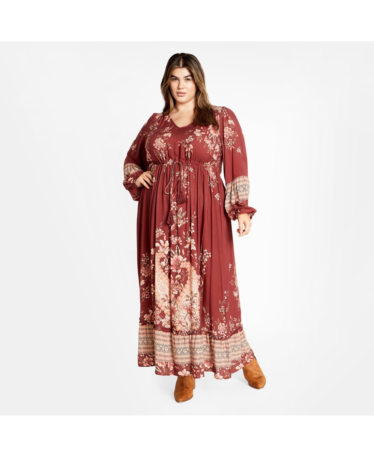 City Chic Women's Faith Maxi Dress - Paisley