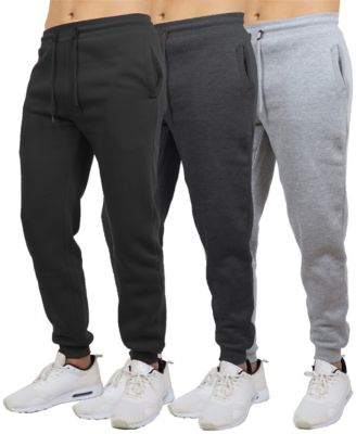 Men's Big & Tall Regular-Fit Jogger Sweatpants, 3-Pack