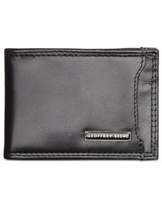 Geoffrey Beene Leather Front Pocket Wallet - Accessories & Wallets ...
