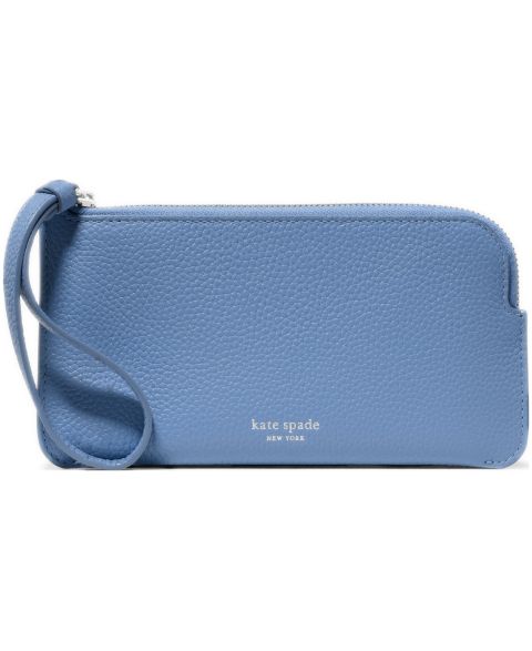 kate spade new york Zippy Pebbled Leather Card Case
