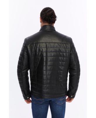 Men's Light Puffer Jacket with Front Pockets