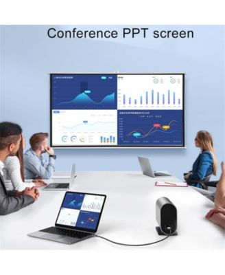 4-in-1 USB-C Hub with 100W PD Charging & 5Gbps USB 3.0, Multiport Digital AV Converter,for Office/Travel/Home