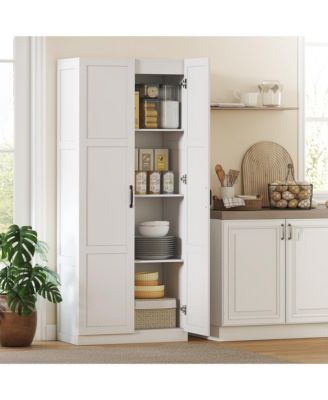 Kitchen Pantry Cabinet with Soft-Close Hinges Kitchen Cabinet