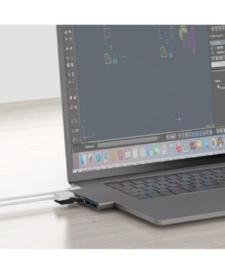 5-in-1 USB C Hub - with SD/TF Card Reader & 3 USB 3.0 Ports,Portable Docking Station,for Home Office,Travel