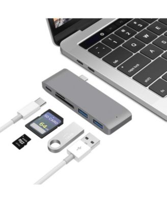 5-in-1 USB-C Hub, 10Gbps USB 3.1 Gen2 Transfer, Ideal for Home Office, Travel, Content Creation