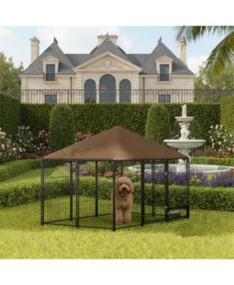 Outdoor Pet Playpen & Kennel, Puppy Play Pen with Weather-Resistant Design