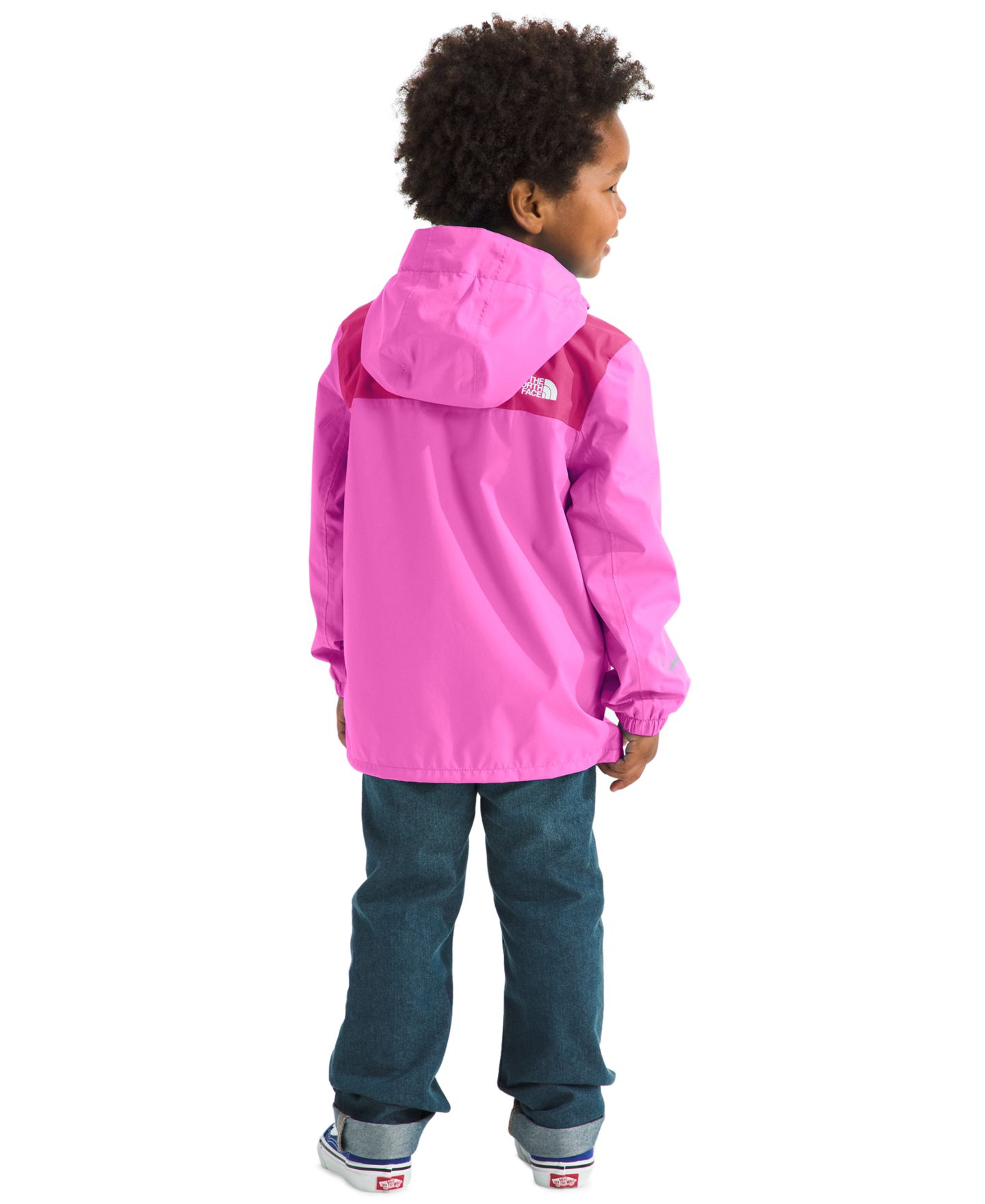 Детская куртка-дождевик The North Face Antora с капюшоном, 2T-7, цвет: Фиолетовый / Фуксия — фото 4