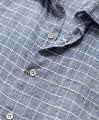 Men's Regular Fit Croft View Short Sleeve Linen Shirt