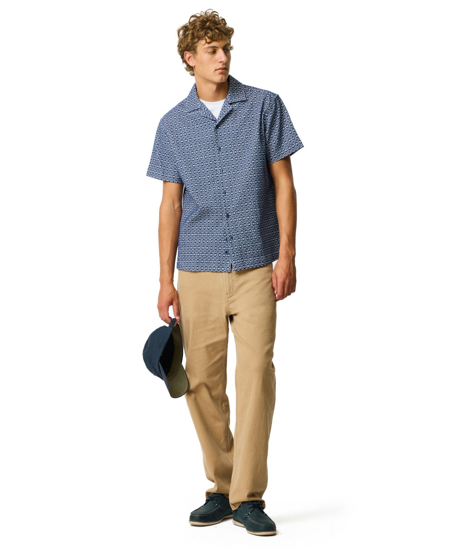Мужская рубашка Rodd & Gunn Regular Fit Knightsbridge Cotton, цвет: Индиго — фото 6