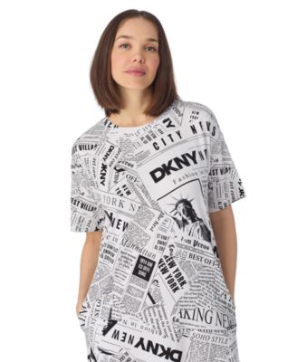 Women's Short-Sleeve Pull-On Sleepshirt