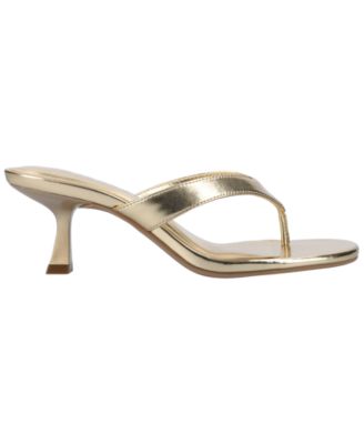 Women's Danielle Kitten Heel Thong Dress Sandals