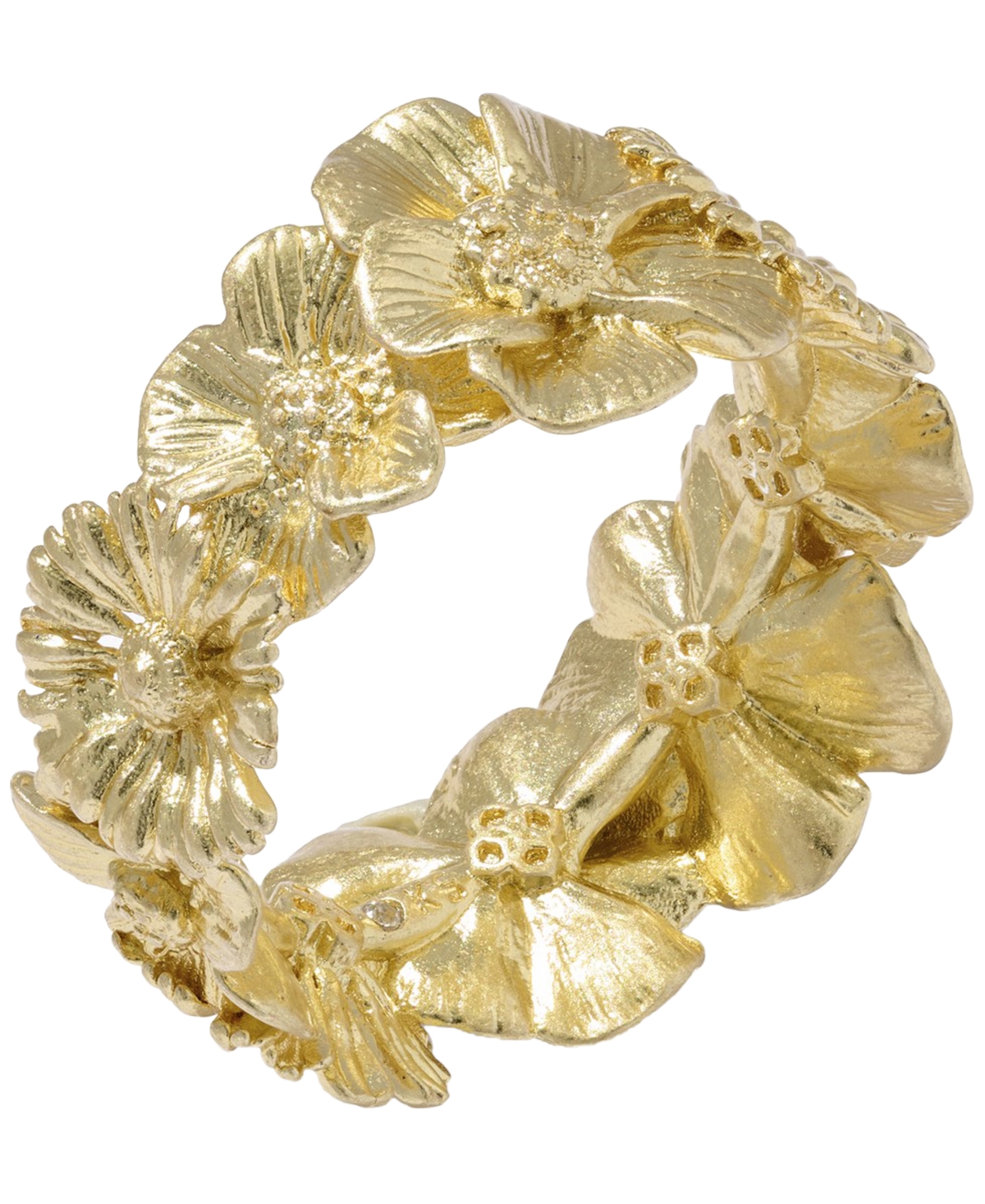 Kendra Scott 14k Gold Over Brass Cailey Flower Band Ring