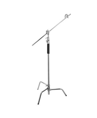 RC 220D Daylight COB LED Video 2-Light Kit, Bundle with 10' Turtle Base C-Stand