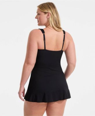 Women's SlenderSuit Grecian Mini Swim Dress