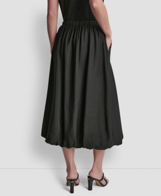 Women's Pull-On Bubble Hem Cargo Skirt