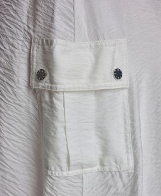 Women's Pull-On Bubble Hem Cargo Skirt