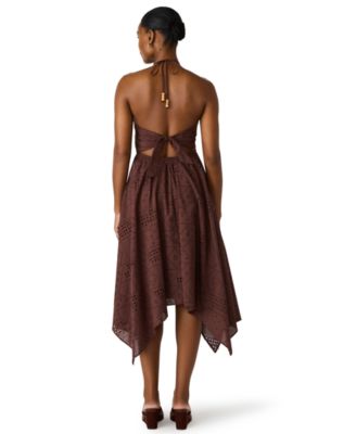 Women's Dalina Halter Neck Eyelet Dress