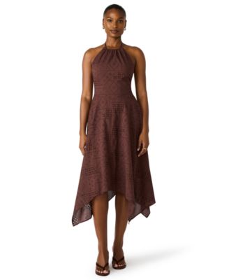 Women's Dalina Halter Neck Eyelet Dress
