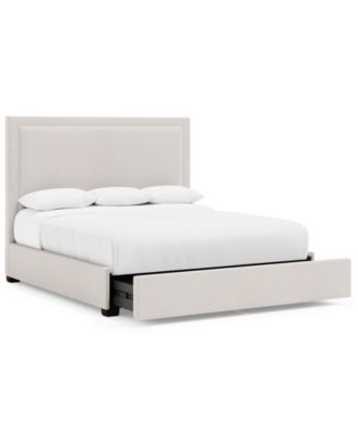 Morgan King Upholstered Storage Bed