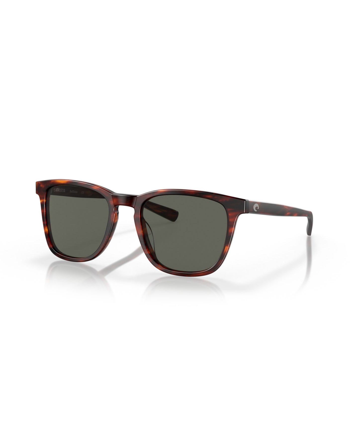 Солнцезащитные очки Costa Del Mar Unisex Sullivan Polarized Sunglasses, 6S2002, цвет: Матовый черепаховый — фото 1
