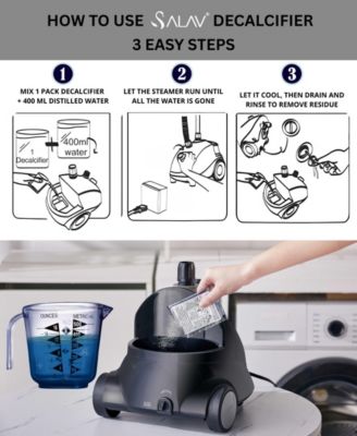 Upright Garment Steamer Descaling Packets for Mineral Build-Up, 10 Piece