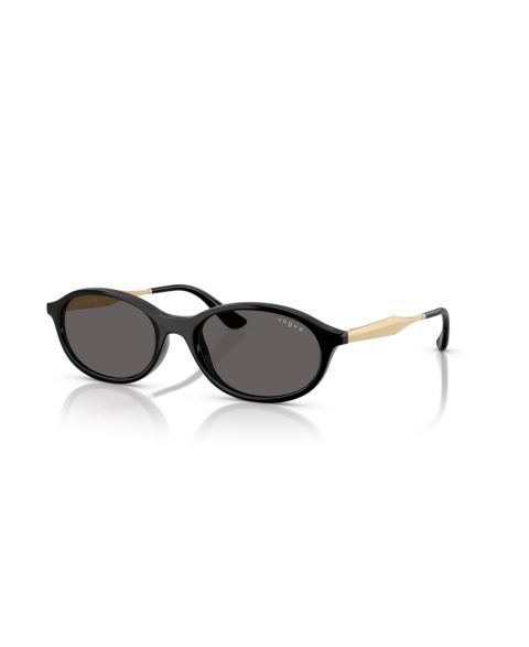 Женские солнцезащитные очки Vogue Eyewear Oval Sunglasses, VO5625S, цвет: Чёрный