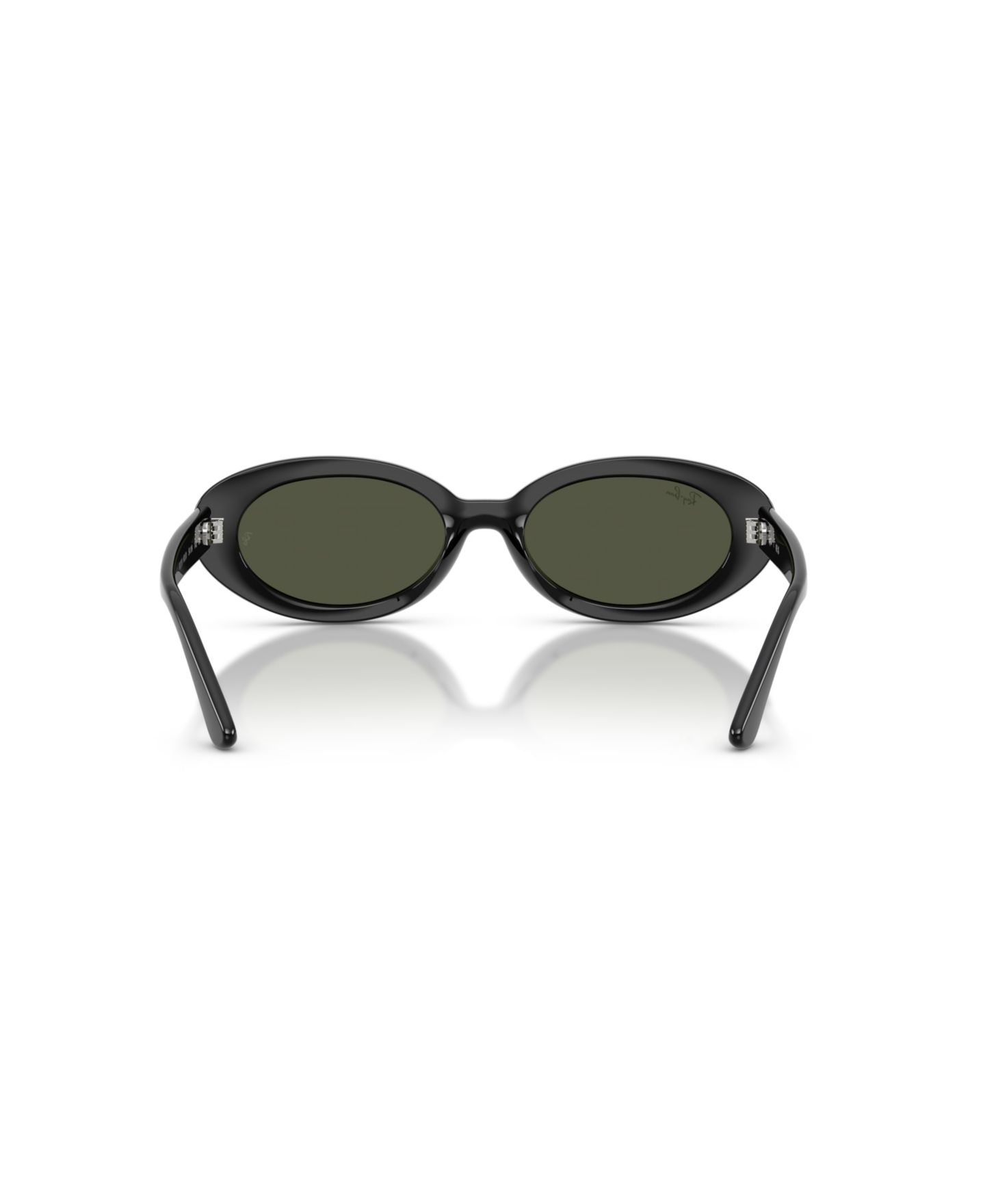 Женские солнцезащитные очки Ray-Ban Oval Sunglasses, RB2223, цвет: Чёрный — фото 4