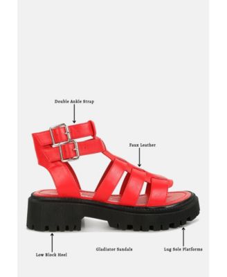 Womens Dewey Chunky Gladiator Sandals