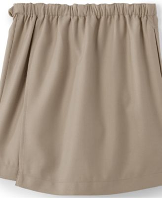 Women's Solid A Line Tab Top of Knee Skort