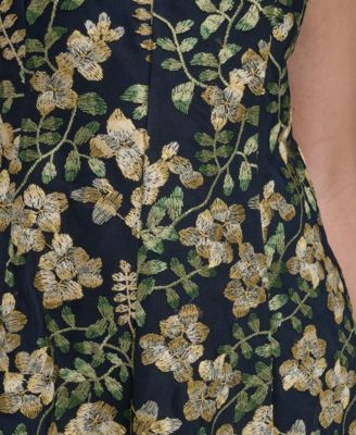 Petite Sleeveless Jewel Neck Midi Dress