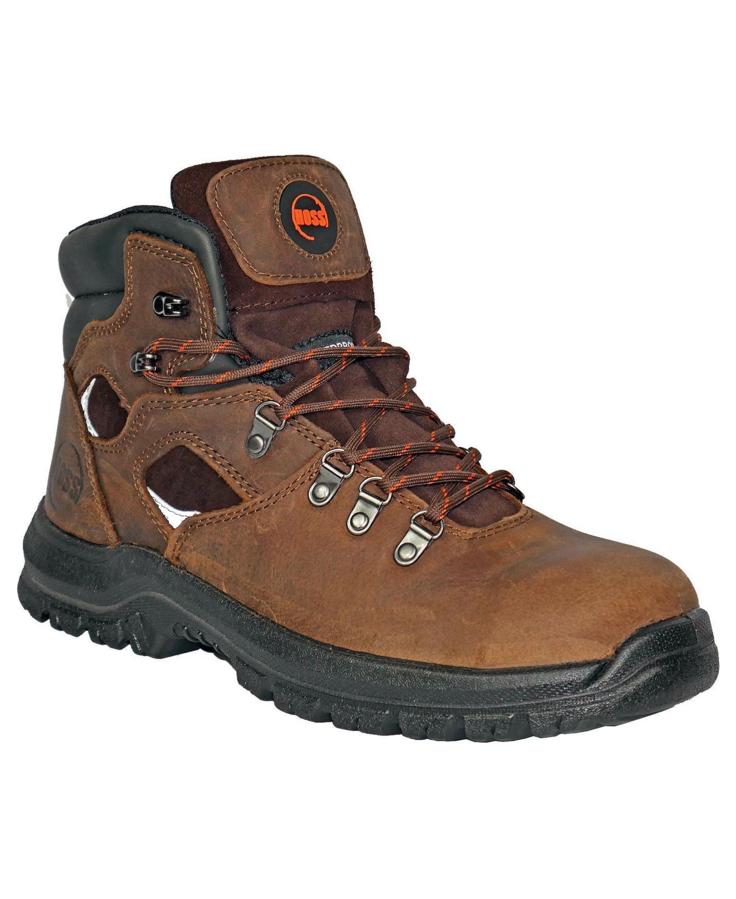 Мужские ботинки Hoss Boot Company Adam 6 Inch Steel Toe Work Boot, цвет: Коричневый — фото 1