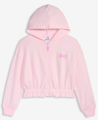 Grayson Threads Kids, The Label Girls' S-XL Bubble-Hem Hoodie