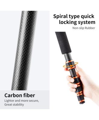 BA225 5-Section Carbon Fiber Tripod/Monopod with 360-Degree Ball Head, 17.6 lbs Capacity