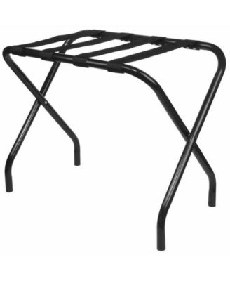 Folding Luggage Rack with Nylon Straps