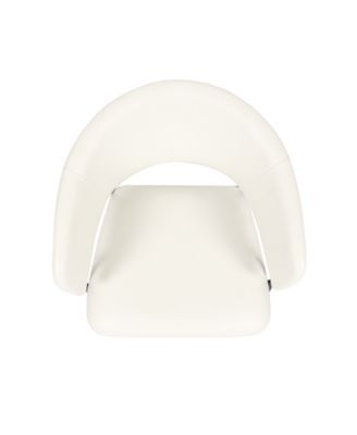 Slate Faux Leather Upholstered Dining Armchair, Set of 2