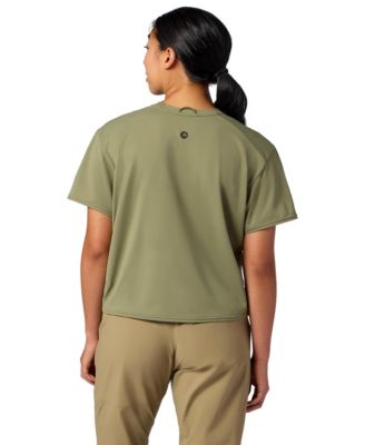 Women's Air Exchange UPF 50 Crew Short Sleeve Ribbed Collar T-Shirts