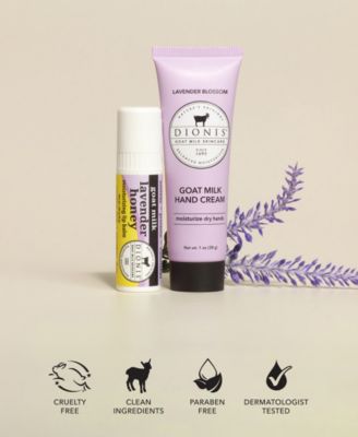 2-Pc. Lavender Honey Goat Milk Lip Balm and Hand Cream Set