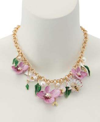 Faux Stone Betsey's Bouquet Statement Necklace