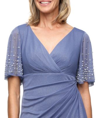 Women's Empire Waist V-Neck Gown